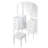 Camyla 46.5'' Modern Makeup Vanity Set