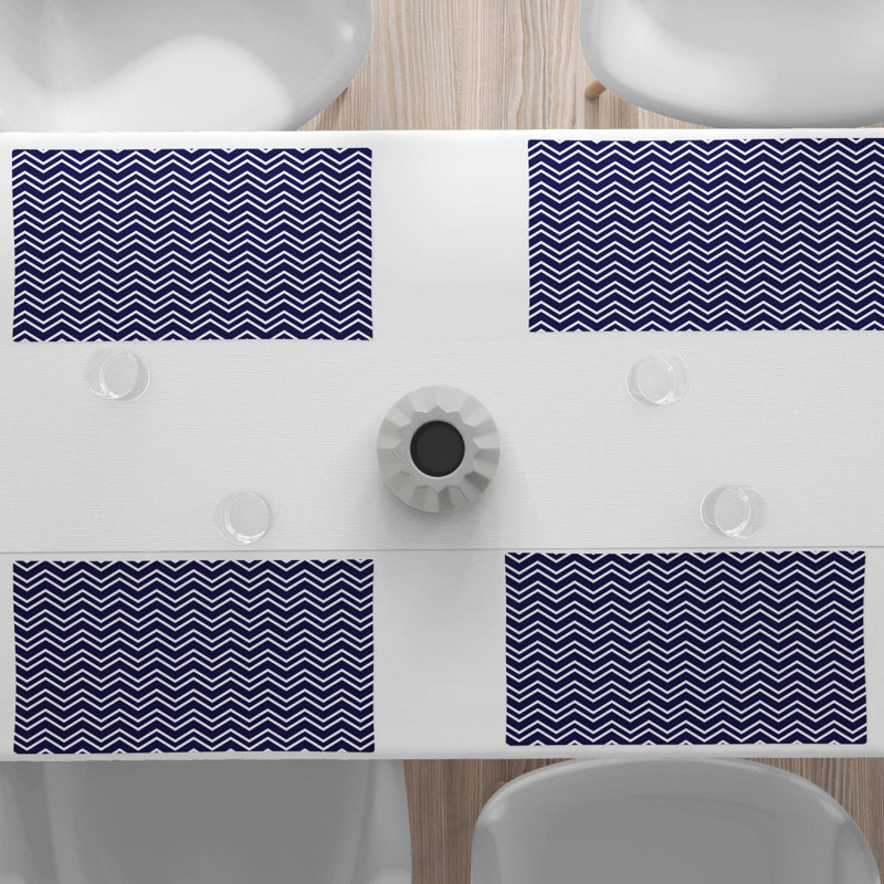 Polyester Geometric Rectangle Placemat