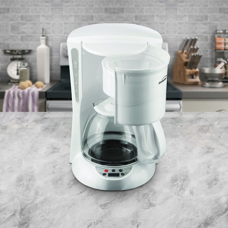 Cafetière 12 tasses Brentwood, Blanc