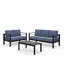 Ensemble de conversation de patio en aluminium 3 pièces-128636558-128636547