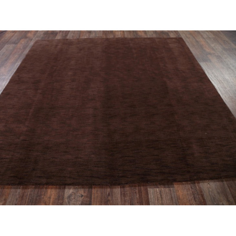 Performance Hand Knotted Wool Oriental Indoor Rug, Rectangle 9'7" x 9'8"