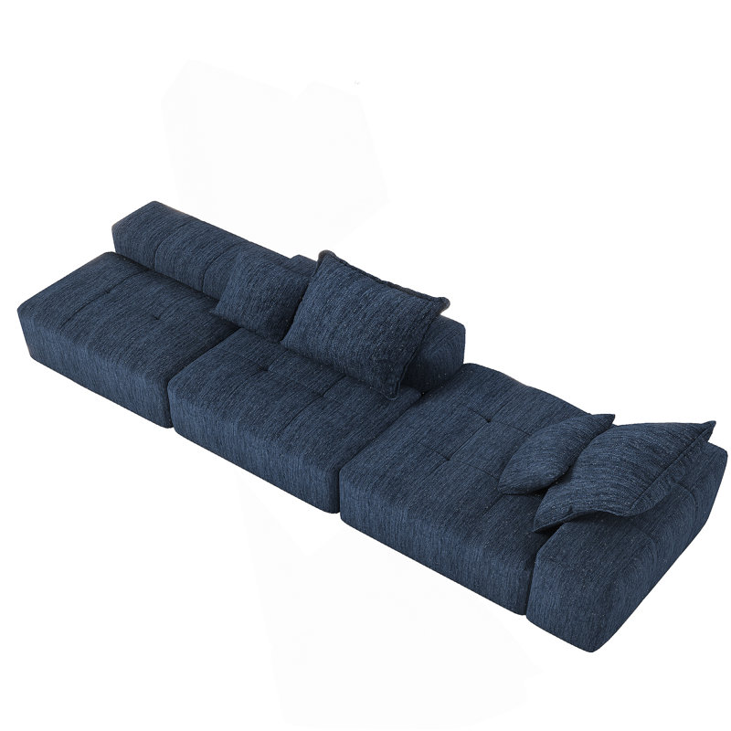 Canapé modulaire surdimensionné Modern, Bleu