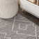 Bradsher Moroccan Beni Souk Gray/Cream Rug