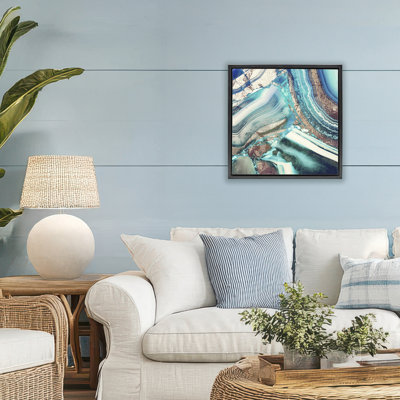 Cadre flottant motif de plaisirs terreux, design par Sophie 6