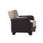 Fauteuil rembourré convertible avec rangement-12543592-12543593