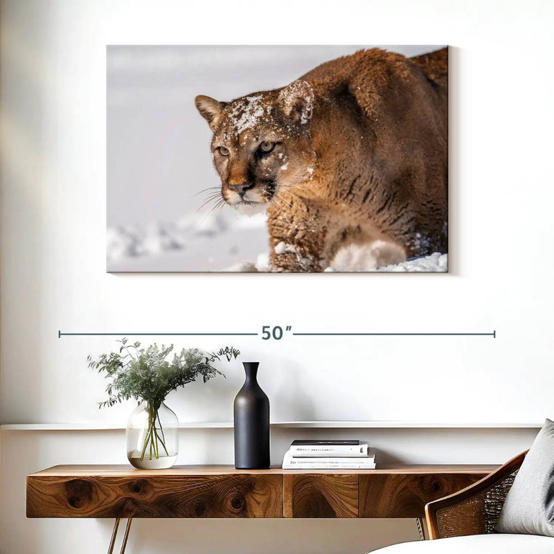 Ronce de lions en hiver, H 26 po x l 39 po