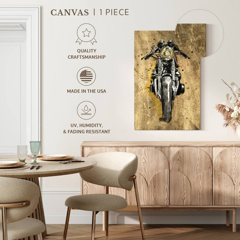 Mehar Metallic Rider I, 30" H x 20" W
