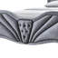 Grand lit en velours gris Dante