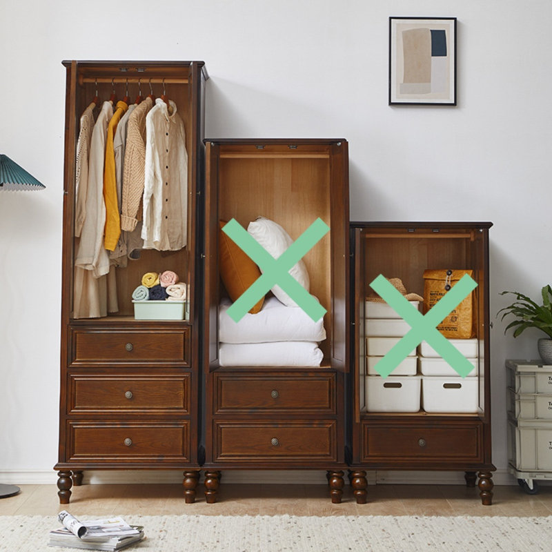 Garde-robe American Classic, Noyer