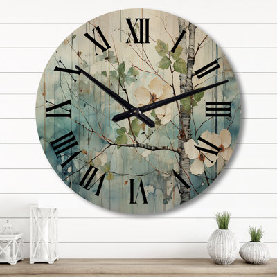 Horloge murale Collage Meditations I