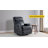 Elimelec Genuine Leather Manual Swivel Recliner-1900425792