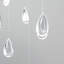 Cloud & Rain 47cm H Plastic Novelty Pendant Shade ( Clip On ) in White