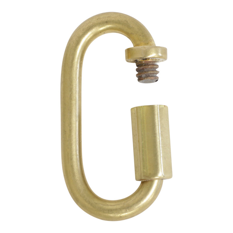 Chaîne à maillons rapides, H 1,38 po x l 0,79 po x P 0,14 po, Laiton brossé