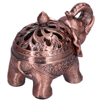 Elephant Incense Burner with High Feet Multifunctional Holder Stand for Home