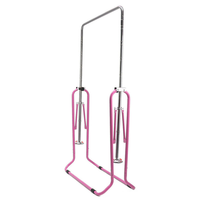 Barres en acier, Rose / argent