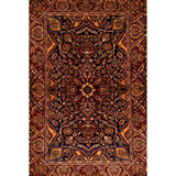 Hand-Knotted High-Quality Red Area Rug