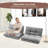 Dwyn Single 72'' Upholstered Convertible Sofa