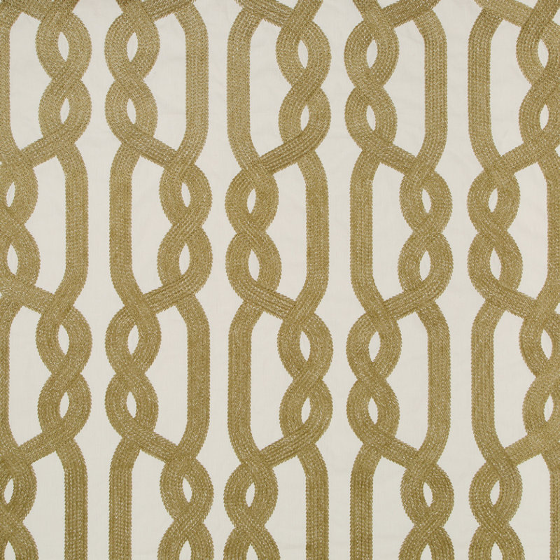 Mélange de coton à boucle dorée de couleur dorée MP
