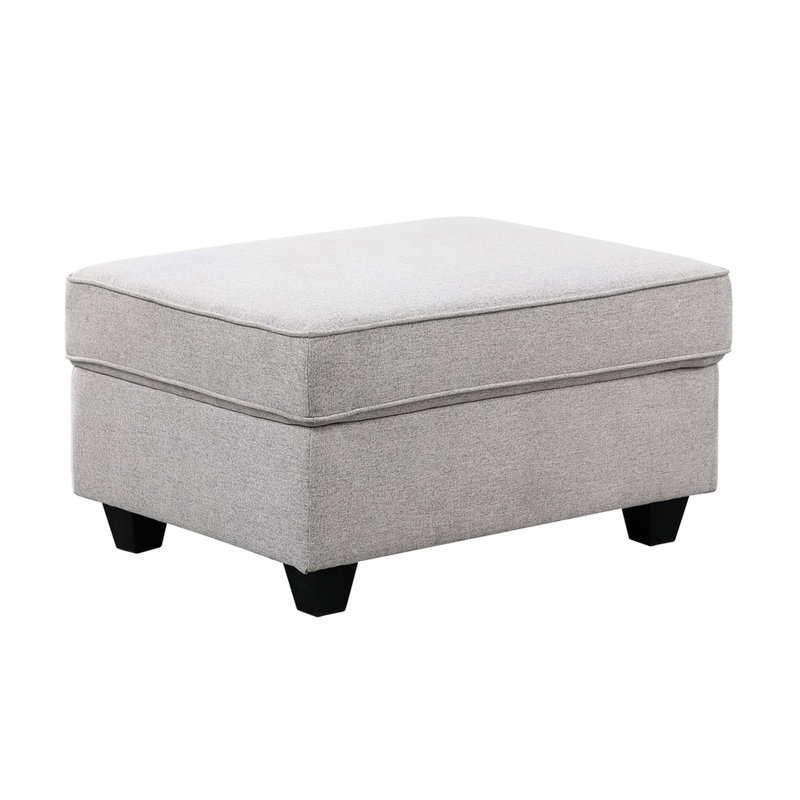 Canapé modulaire en lin gris 8 pièces - Élégant ajout de salon en forme de L 8 pièces