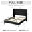 Modern Velvet Upholstered Platform Bed With Wooden Slats Wingback Headboard Included-513484945-513484951