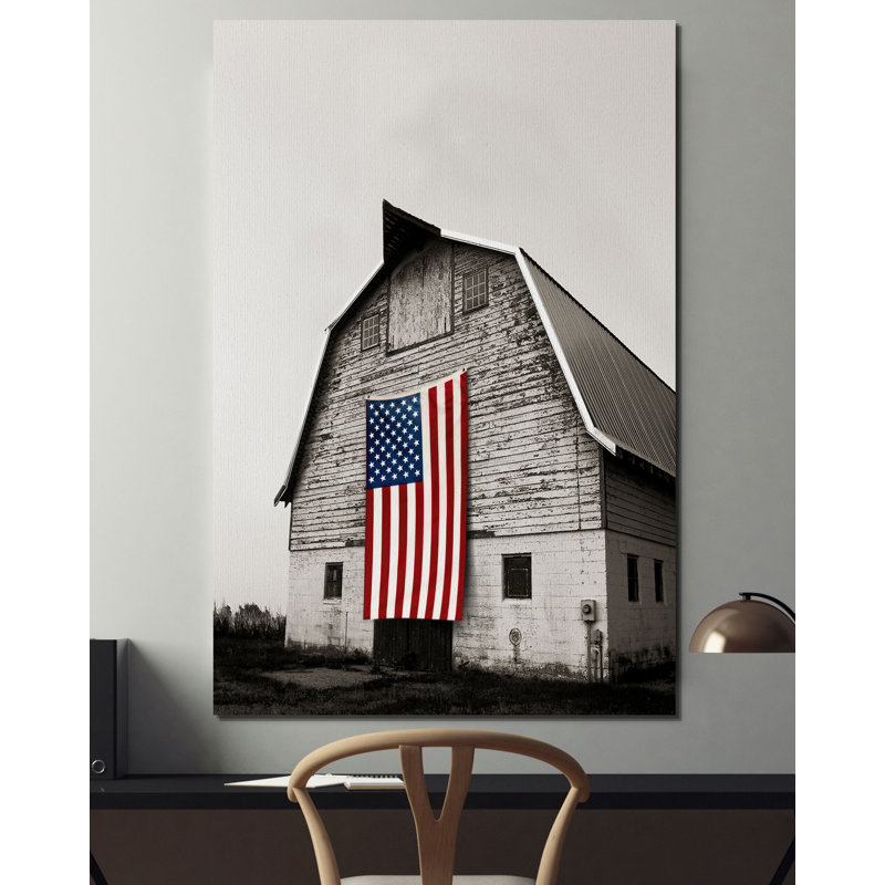 « modern grange ii », impression, H 48 po x l 32 po x P 1,5 po, Toile tendue