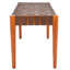 Banc en cuir tissé de 47 po Orin-634083429