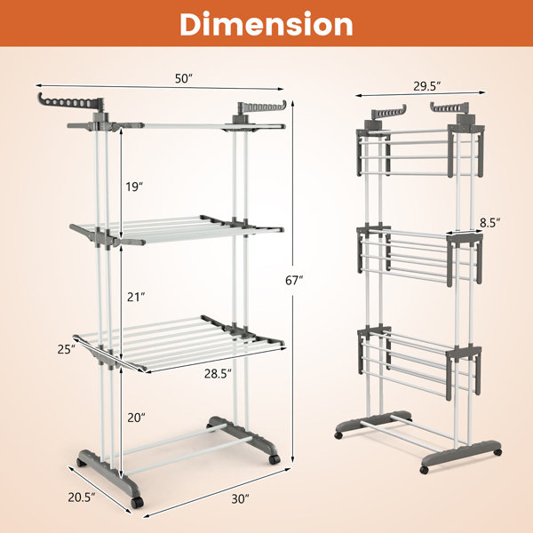 Steel Standard Drying Rack Wendes Kem