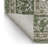 Floral Green Non-Slip Washable Area Rug-1928981550