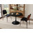 Modern Round 3 Piece Dining Room Table and Chairs Set-930989981-930989980-930989982
