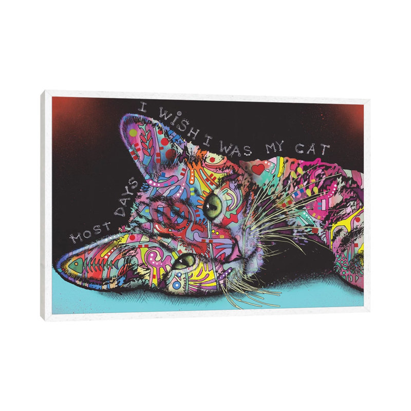 Most Days by Dean Russo - Giclee Art Print on Canvas, White Framed, 66.04 cm H x 45.72 cm W