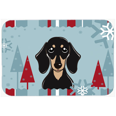 Tatig Smooth Dachshund Glass Cutting Board