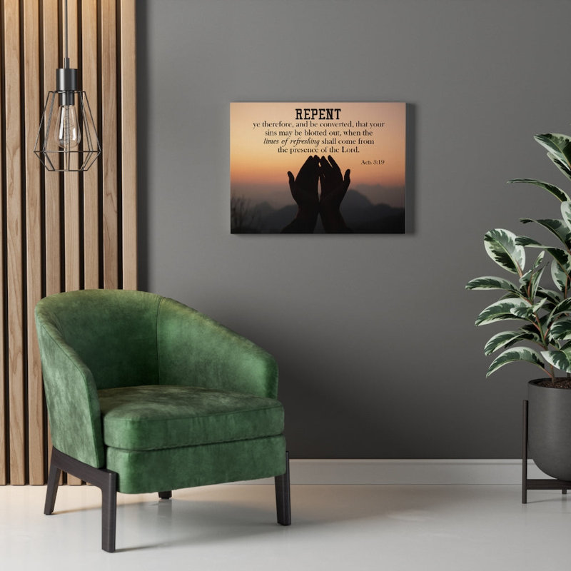 No Frame Print on Canvas, 30.48cm H x 40.64cm W