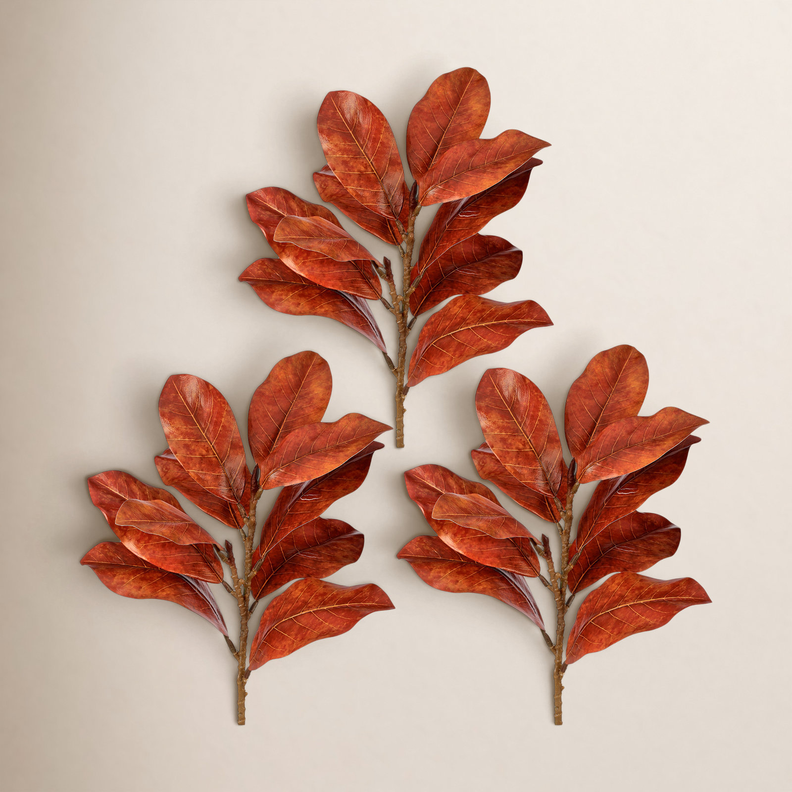 23" Autumnal Magnolia Spray