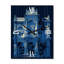 Blueprint Of London Architecture I - Horloges murales architecture futuriste-629134788