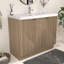 Meuble-lavabo autoportant 41,7 po Monterey + lavabo en acrylique noir renforcé (portes à droite)-797489836-803873551