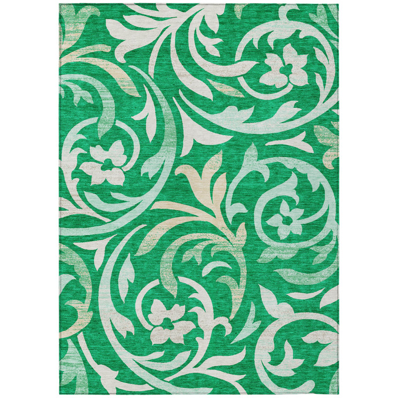 Washable Indoor / Outdoor Rug, Rectangle 10' x 14'