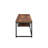 Bob Weathered Oak & Black Metal Finish TV Stand-283706029
