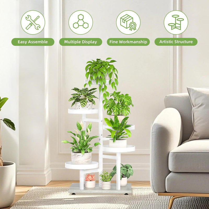 Plant Stand, White
