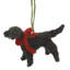 Arcadia Home Chocolate Lab Hand-Knit Ornament