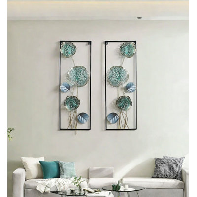 European-Style Ironwork Lotus Flower Wall Decoration