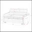Canapé-lit avec causeuse Loveseat-496599416