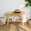 Banc de rangement en bois massif-1461765439