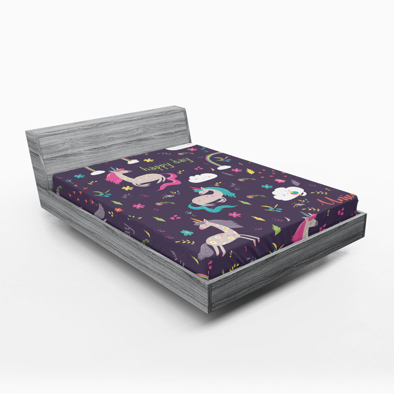 Multicolore Ambesonne, California King Fitted Sheet