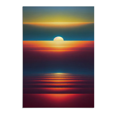 XV1022-5048X Vivid Abstract Sunset - Print