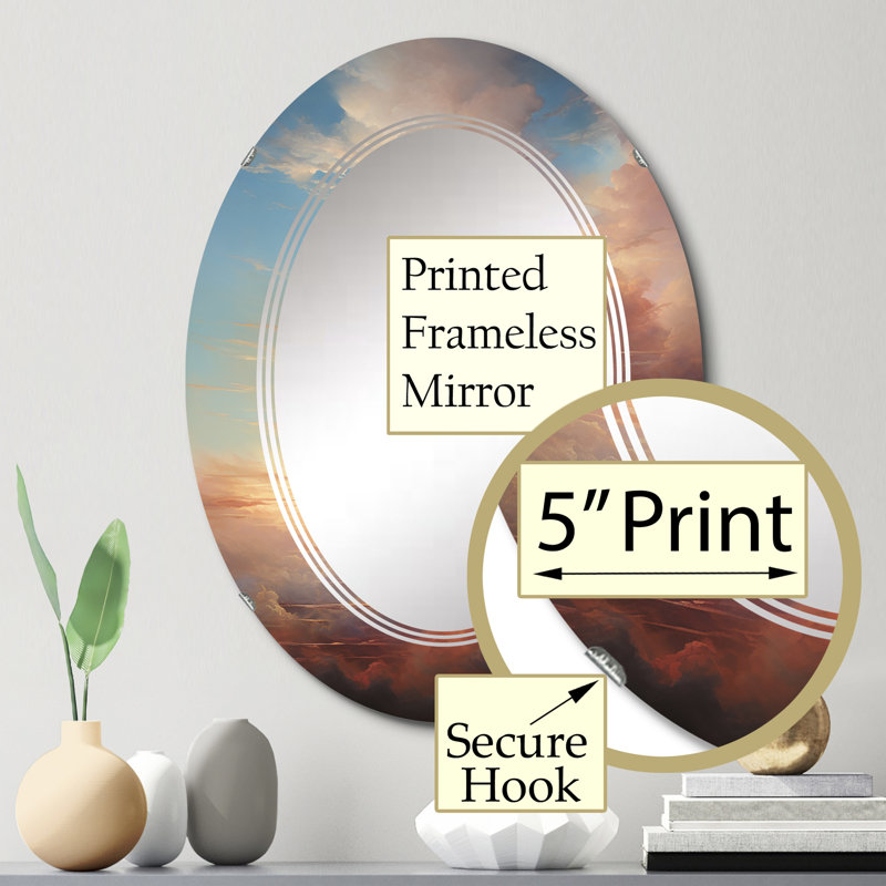 Miroir mural Zibal - Paysages, 30 po x 20 po