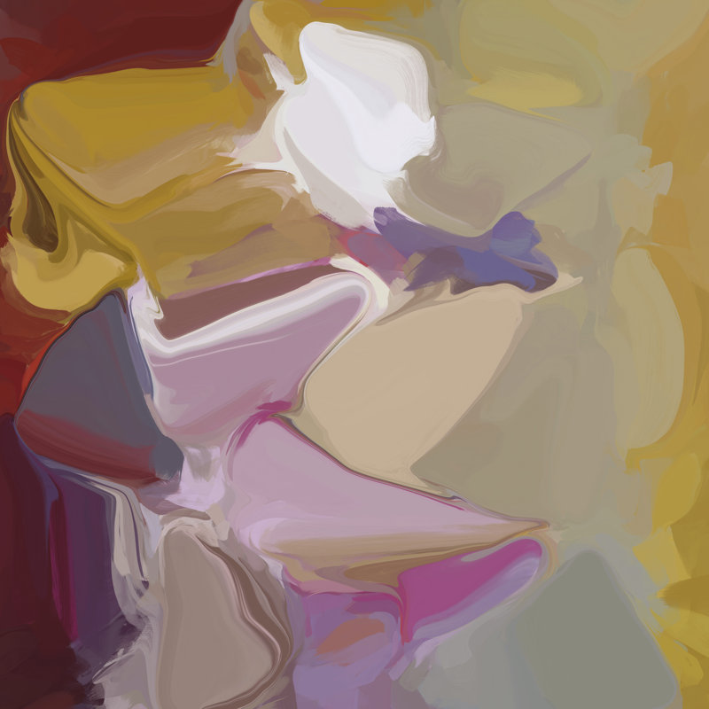 The Discovery II by Irena Orlov - Wrapped Canvas Painting, 30cm H x 30cm W x 3.8cm D
