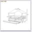 Lit gigogne en bois-877251736