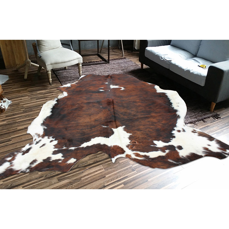 Tapis brun/blanc vache Dalewood