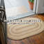 Tapis brun / crème en jute tressé de qualité supérieure Damaj-1061515354