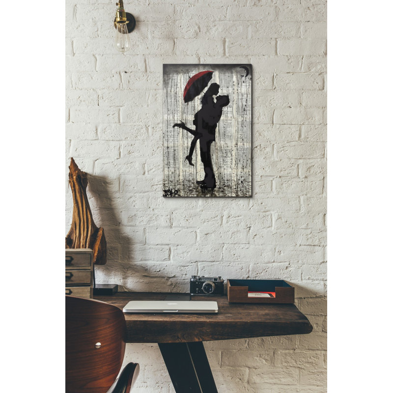 «Love and Rain», impression sur toile, H 40 po x l 26 po x P 1,25 po